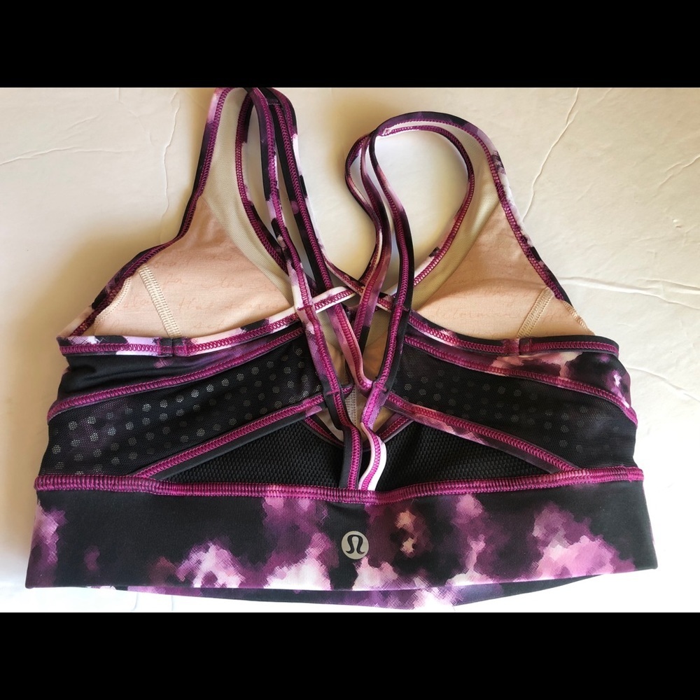Lululemon Strap It Like It’s Hot Bra Raspberry - Picture 4 of 8
